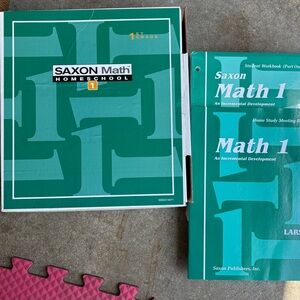 Saxon Math 1 Supplies for 1 teacher and 2 students